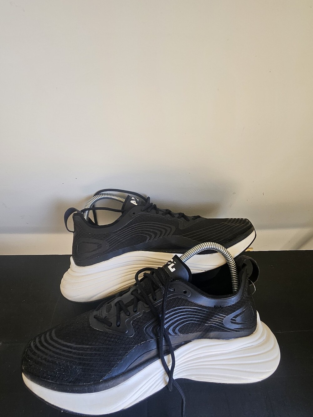 APL Women's Black Sneakers with White Midsole